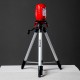 Лазерный уровень ML01T, дальность 10 м, точность ± 0,5 мм, / 1 м, длина волны 650 нм, проекция 1 вертикальная 1 горизонтальная плоскость, резьба под штатив 5/8, штатив в комплекте Matrix (35063)