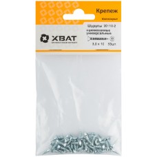 Шурупы оцинкованные, универсальные 3 х 10 (фасовка 53 шт) (20110-2)