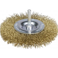 Щетка дисковая для дрели 75 мм, витая стальная латунированная проволока 0.3 мм STAYER Professional 35114-075_z01