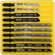 Полотна для лобзика T-хвост., по дереву и металлу, 10 шт Professional STAYER 15981-H10-2