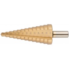 Сверло ступенчатое HSS по металлу, 13 ступеней, 6-30 мм