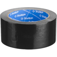 Лента армированная универсальная 48 мм, 25 м, чёрная, на тканевой основе ЗУБР Профессионал 12096-50-25
