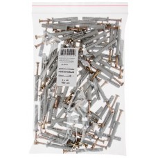 Дюбель-гвоздь полипропиленовый 6х80 100 шт.Фасовка (24680-0)