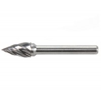 Борфреза параболическая с заостренным концом 10x20x64 мм, VHM, AL, форма G (серия 900651) GARWIN INDUSTRIAL 900651-102064