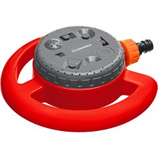 Стационарный распылитель GF-8, 8 режимов полива, на облегченной подставке, пластиковый GRINDA 8-427643