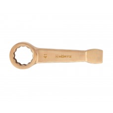 Ключ накидной односторонний ударный облегчённый 41 искробезопасный сплав BeCu 160A-41, HORTZ