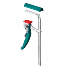 Универсальная цельнокованая рычажная быстрозажимная струбцина KRAFTFLEX KLT-160, 160/60 мм, в T-track KRAFTOOL 32331-160