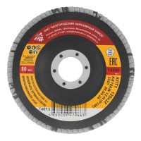 Круг лепестковый торцевой КЛТ-1, зернистость P 100(12Н) 125 х 22.2 мм, 