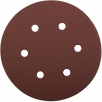 Круг шлифовальный универсальный Мастер 150 мм, 6 отверстий, Р600, 5 шт ЗУБР 35566-150-600