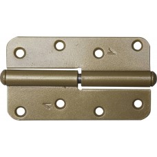 Петля карточная ПН-110 левая 110 x 41 x 2.8 мм, цвет золотой металлик 37653-110L