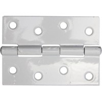 Петля карточная 100 x 70 х 1.8 мм, цвет белый STAYER 37611-100-2