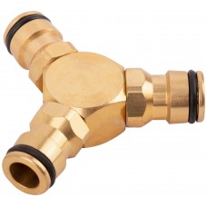 Тройник латунь (77462)