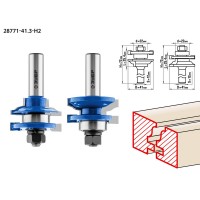 Набор фрез рамочных 41.3?23 мм №1 хвостовик 12 мм ЗУБР Профессионал 28771-41.3-H2