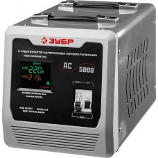 Стабилизатор напряжения автоматический 5000ВА, 5 кВт ЗУБР Профессионал 59380-5