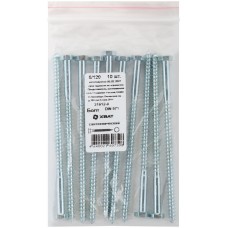 Болт сантехнический 6х120 мм DIN 571, 10 шт 31612-0