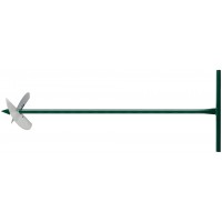 Бур садовый, L=1000 мм, 2 насадки 150 мм и 200 мм (77241)