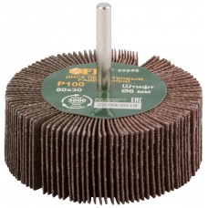 Диск лепестковый для дрели радиальный 80х30х6 мм Р 100 (39595)