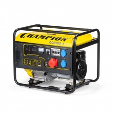 Генератор CHAMPION GG6500-3 (400В6,2/6,8кВАcosф=0,8 15лс 25л 67кг) (GG6500-3)