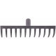 Грабли, прямой зуб, 12 зубьев, без черенка (76953)