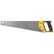 Ножовка по дереву, средний каленый зуб 7 ТPI, 3D заточка, пласт.прорезиненная ручка, Профи 450 мм (40445)