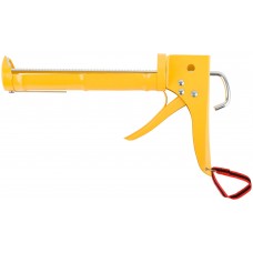 Пистолет для герметика 225 мм полукорпусной усиленный, зубчатый шток (14230)