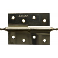 Петля карточная разъёмная правая 100?75?2.5 мм цвет латунь PB 2 шт ЗУБР 37605-100-1R