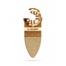 Полотно дельтовидное CARBIDE ВК8 Р100 35 x 42 мм с твердосплавной крошкой: керамика, кирпич, пенобетон ЗУБР StarQuick 15582-P100