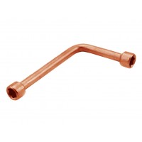 Ключ торцевой изогнутый 16 омеднение