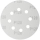 Круги шлифовальные с отверстиями (липучка), алюминий-оксидные, 125 мм, 5 шт. Р 120 (39666)
