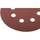 Круги шлифовальные с отверстиями (липучка), алюминий-оксидные, 125 мм, 5 шт. Р 400 (39676)
