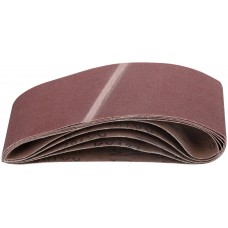 Ленты шлифовальные бесконечные, водостойкие, на тканевой основе, 5 шт., 75х457 мм Р 120 (39686)