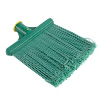 Метла полипропиленовая, 240 х 160 мм, плоская распушенная, без черенка, Сибртех (63209)