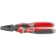 Плоскогубцы комбинированные Эталон, CrV сталь, ребра жесткости на губках, тефлоновое покрытие, 3К прорезиненные ручки 200 мм (50695)