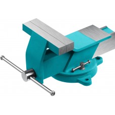 Стальные слесарные тиски 125 мм СИБИН 3244-125