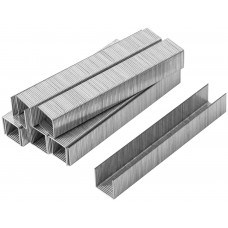 Скобы для степлера закалённые прямоугольные 11,3 мм х 0,7 мм (узкие тип 53) 12 мм, 1000 шт. (31312)