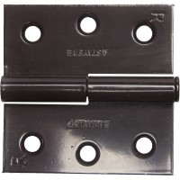 Петля карточная 75 x 75 x 2.4 мм, разъемная, правая, цвет коричневая STAYER 37613-75-3R