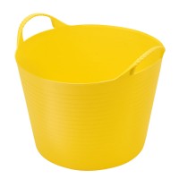 Ведро гибкое сверхпрочное, 28 л, желтое, Сибртех (67513)