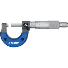 Микрометр гладкий механический 0–25 мм ЗУБР Профессионал 34480-25_z02