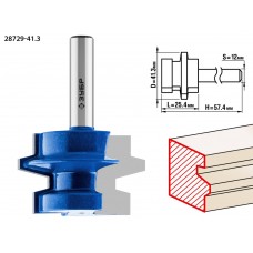Фреза комбинированная универсальная 41.3?25.4 мм хвостовик 8 мм ЗУБР Профессионал 28729-41.3