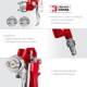 Краскопульт пневматический MS 200N-3, 1.2, 1.5, 1.8 мм, с нижним бачком ЗУБР 06457