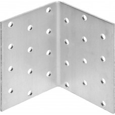 Крепежный уголок равносторонний УКР-2.0 80 x 60 x 60 x 2 мм, цинк ЗУБР 310206-080-060