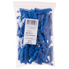 Дюбель распорный с шипами тип К синий 6 х 35 100шт.(фасовка) (23843-0)