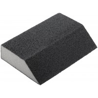 Губка шлифовальная угловая, алюминий-оксидная, 100х70х25 мм, средняя жесткость Р 120 (38374)