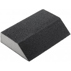 Губка шлифовальная угловая, алюминий-оксидная, 100х70х25 мм, средняя жесткость Р 120 (38374)