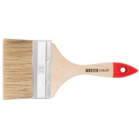 Кисть флейцевая Халяль, толщ. 11 мм, 30% светлый конский волос + 70% PET, дер. ручка, ширина 100 мм (30-0106)