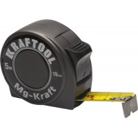 Рулетка профессиональная ударопрочная 5 м х 19 мм MG-Kraft KRAFTOOL 34129-05-19