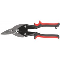 Ножницы по металлу усиленные CrV Профи, прорезиненные ручки, левые 250 мм (41571)