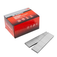 Скобы для пневматического степлера 18GA, 1.25 х 1 мм длина 32 мм ширина 5,7 мм, 5000 шт Matrix (57663)