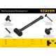 Молоток слесарный цельнолитой безынерционный 40 мм, 1350 г STAYER Professional 2042-1350