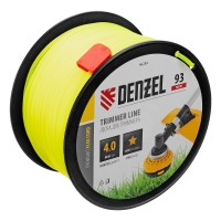 Леска для триммера звезда, 4,0мм х 93м, на DIN катушке FLEX CORD Denzel (96289)